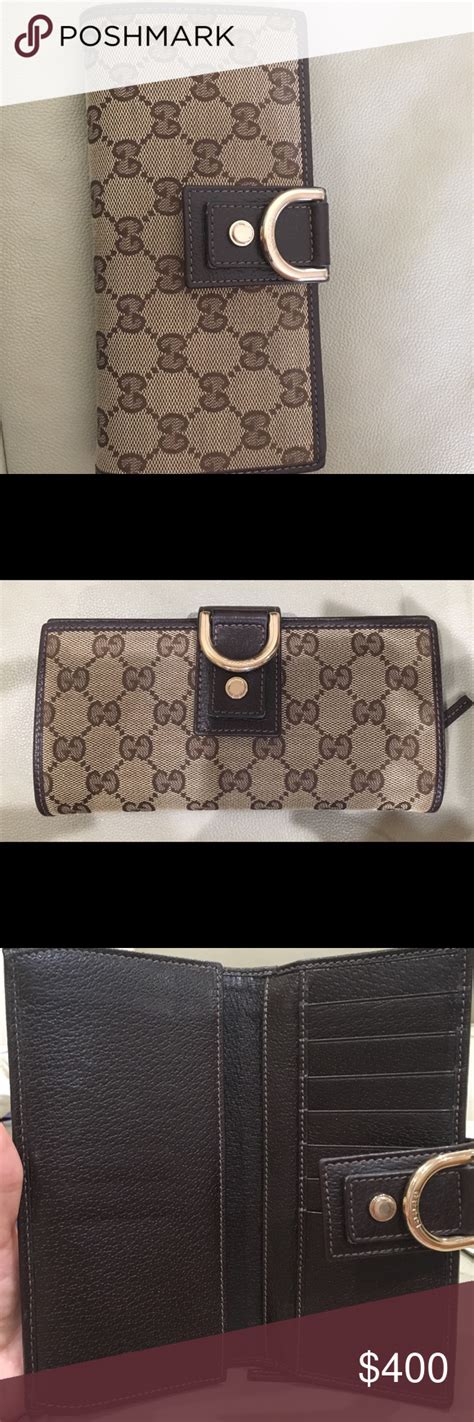 monogram gucci wallet|authentic Gucci monogram wallet box.